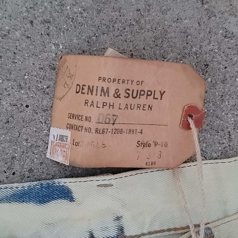 Vtg Denim & Supply Ralph Lauren Distressed Denim Shorts - Picture 4 of 4